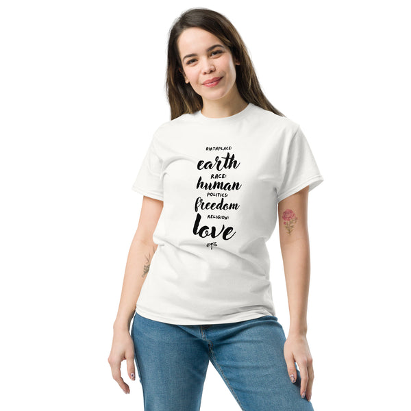 Birthplace - Earth Women's T-Shirt