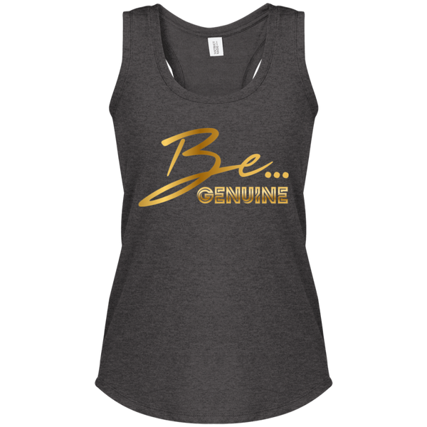 Be... Genuine Women's Tri Racerback Tank